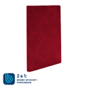 Бизнес-блокнот Bplanner.05 (красный) для нанесения логотипа