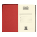 Бизнес-блокнот Bplanner.05 (красный) для нанесения логотипа