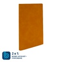 Бизнес-блокнот Bplanner.05 (оранжевый) для нанесения логотипа