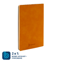 Бизнес-блокнот Bplanner.05 (оранжевый) для нанесения логотипа