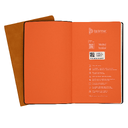 Бизнес-блокнот Bplanner.05 (оранжевый) для нанесения логотипа
