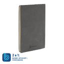 Бизнес-блокнот Bplanner.05 (серый) для нанесения логотипа