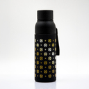 Термобутылка Button Black (черный) для нанесения логотипа