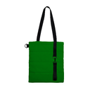 Шоппер Superbag Bubble New, стёганый, со скрытой магнитной кнопкой (зеленый с черным) для нанесения логотипа