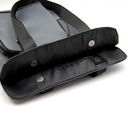 Шоппер Superbag Pocket, с внутренним креплением (карабин) и чехлом для мелочей (серый с черным) для нанесения логотипа