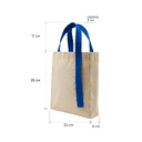Шоппер Superbag Pack (S) (неокрашенный с синим) для нанесения логотипа