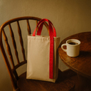 Шоппер Superbag Pack (M) (неокрашенный с красным) для нанесения логотипа