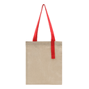 Шоппер Superbag Light, с внутренним креплением (полукольцо) (неокрашенный с красным) для нанесения логотипа