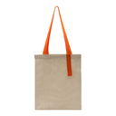 Шоппер Superbag Light, с внутренним креплением (полукольцо) (неокрашенный с оранжевым) для нанесения логотипа