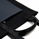 Шоппер Superbag Big Pocket, с карманом на молнии (черный с темно-серым) для нанесения логотипа