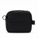 Несессер Superbag Bubble, стёганый, на молнии, с креплением на кольцо-карабин (черный) для нанесения логотипа