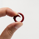 Карабин-кольцо Ring для обвеса, d=2см (красный) для нанесения логотипа