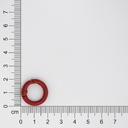 Карабин-кольцо Ring для обвеса, d=2см (красный) для нанесения логотипа