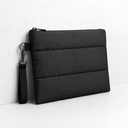 Чехол для ноутбука Superbag Bubble, стёганый, на молнии (черный) для нанесения логотипа