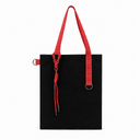 Набор Superbag Red accent: шоппер с обвесом (чёрный с красным) для нанесения логотипа