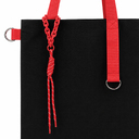 Набор Superbag Red accent: шоппер с обвесом (чёрный с красным) для нанесения логотипа