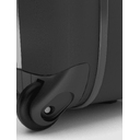 Чемодан складной Rollink Vega II 55x40x20 см, 2 колеса, черный для нанесения логотипа