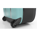 Чемодан складной Rollink Vega II 55x40x20 см, 2 колеса, бирюзовый для нанесения логотипа