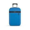 Чемодан складной Rollink Aura 55x40x20 см, 2 колеса, синий для нанесения логотипа