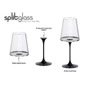 Хрустальный бокал для игристого вина на магните Trebonn SplitGlass, 2 шт, 320 мл для нанесения логотипа