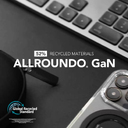 Зарядное устройство VONMAHLEN allroundo® GaN, 30 Вт, 120 см для нанесения логотипа