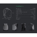 Рюкзак KORIN ClickPack Pro 46х34х16 см, комбинированный черный/серый для нанесения логотипа