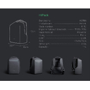 Рюкзак KORIN HiPack 43х33х16 см, черный для нанесения логотипа