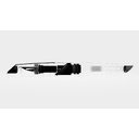Перьевая ручка PININFARINA PF Two BLACK для нанесения логотипа