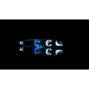 Перьевая ручка PININFARINA PF Two BLUE для нанесения логотипа