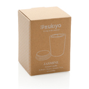 Ароматическая свеча Ukiyo с бамбуковой крышкой для нанесения логотипа