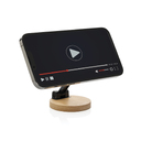 Подставка для телефона Magmount из бамбука и переработанного пластика RCS для нанесения логотипа