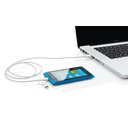 Кабель «2 в 1» с лицензированным MFi разъемом Apple Lightning для нанесения логотипа