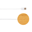 Магнитное устройство для беспроводной зарядки Bamboo, 10 Вт для нанесения логотипа