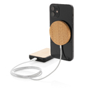 Магнитное устройство для беспроводной зарядки Bamboo, 10 Вт для нанесения логотипа
