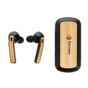 Наушники Bamboo Free Flow TWS с чехлом для зарядки для нанесения логотипа