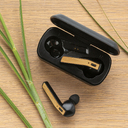 Наушники Bamboo Free Flow TWS с чехлом для зарядки для нанесения логотипа