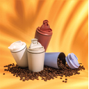 Кружка для кофе Pico Barista RCS, 220 мл, в тубусе для нанесения логотипа
