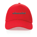 Бейсболка Impact из переработанного хлопка AWARE™, 5 клиньев, 190 г/м2 для нанесения логотипа