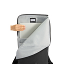 Антикражный водонепроницаемый рюкзак Urban Flap-Top, черный для нанесения логотипа