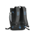 Антикражный водонепроницаемый рюкзак Urban Flap-Top, черный для нанесения логотипа