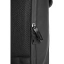 Антикражный водонепроницаемый рюкзак Urban Flap-Top, черный для нанесения логотипа