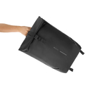 Антикражный водонепроницаемый рюкзак Urban Flap-Top, черный для нанесения логотипа