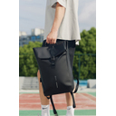 Антикражный водонепроницаемый рюкзак Urban Flap-Top, черный для нанесения логотипа