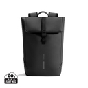 Антикражный водонепроницаемый рюкзак Urban Flap-Top, черный для нанесения логотипа