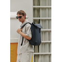 Антикражный водонепроницаемый рюкзак Urban Flap-Top, темно-синий для нанесения логотипа