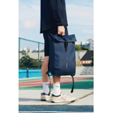 Антикражный водонепроницаемый рюкзак Urban Flap-Top, темно-синий для нанесения логотипа