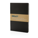 Блокнот Impact из каменной бумаги в твердом переплете, А5 для нанесения логотипа