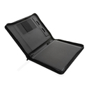 Органайзер Deluxe Tech из rPU RCS на молнии, А4 для нанесения логотипа