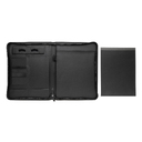 Органайзер Deluxe Tech из rPU RCS на молнии, А4 для нанесения логотипа