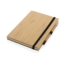 Блокнот с вечным карандашом Bamboo FSC® для нанесения логотипа
